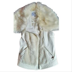 Guess Leather Fur Jacket
